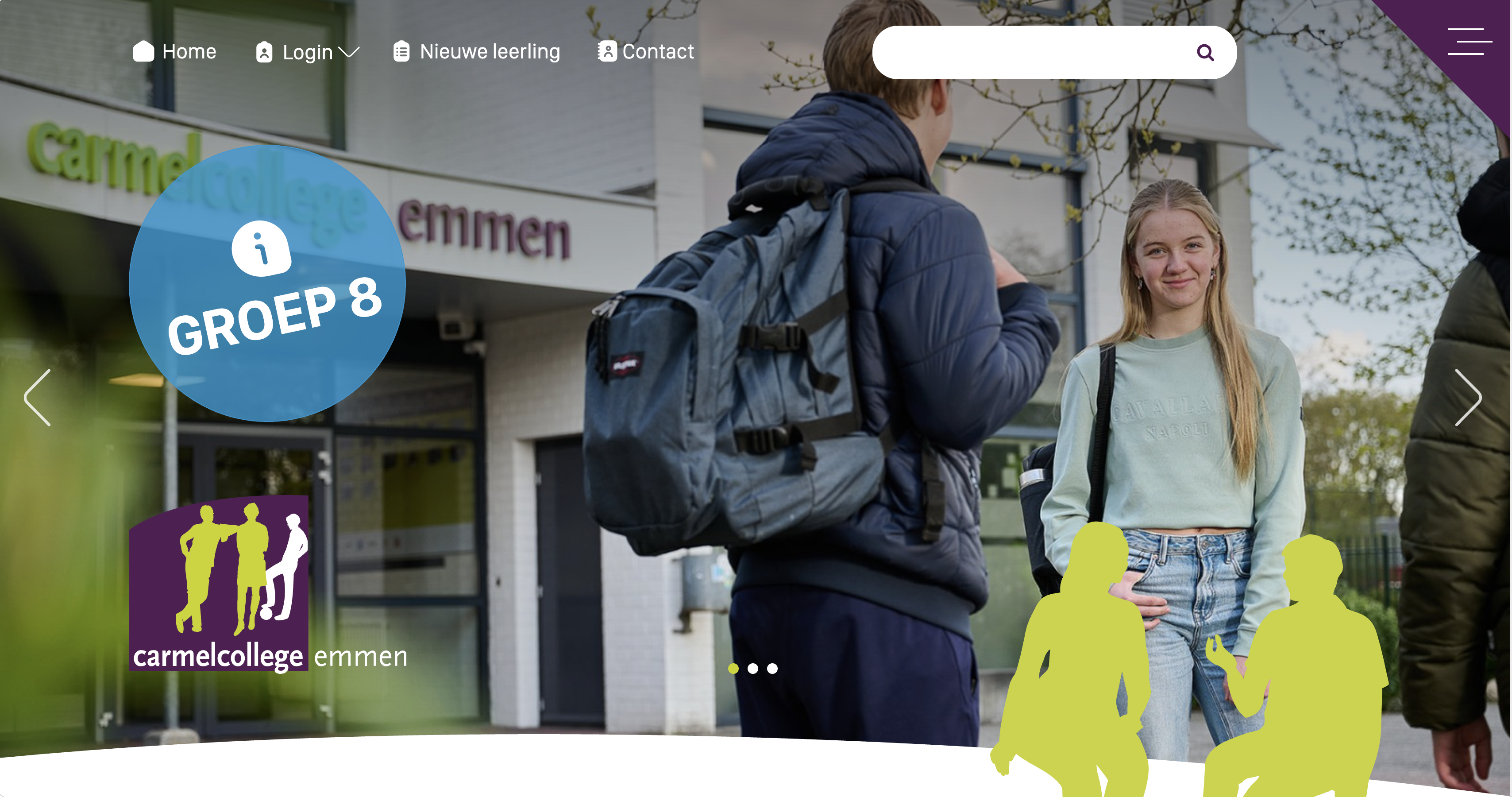 Desktopontwerp voor Carmelcollege Emmen