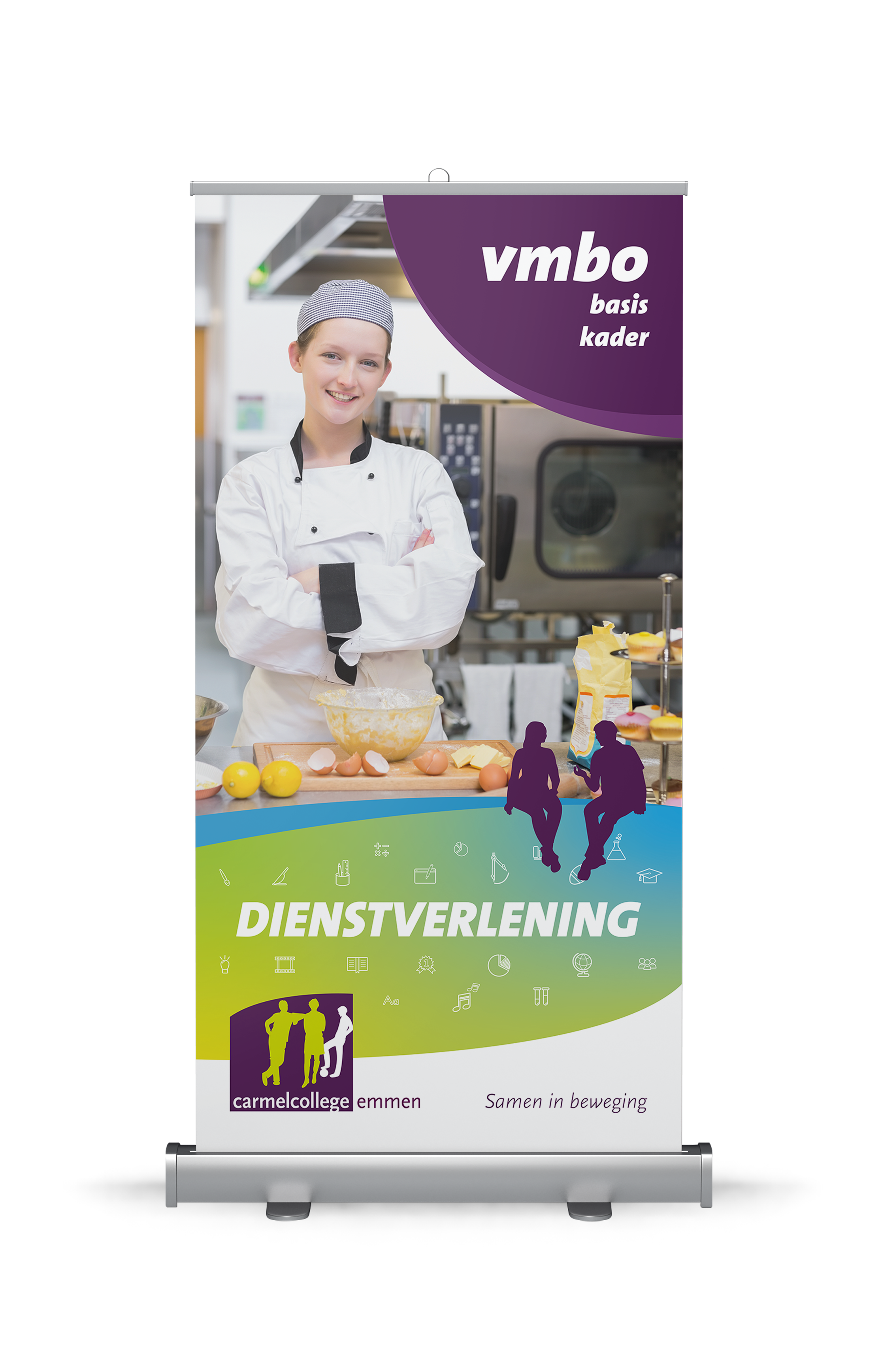 Rollup banner Carmelcollege Emmen