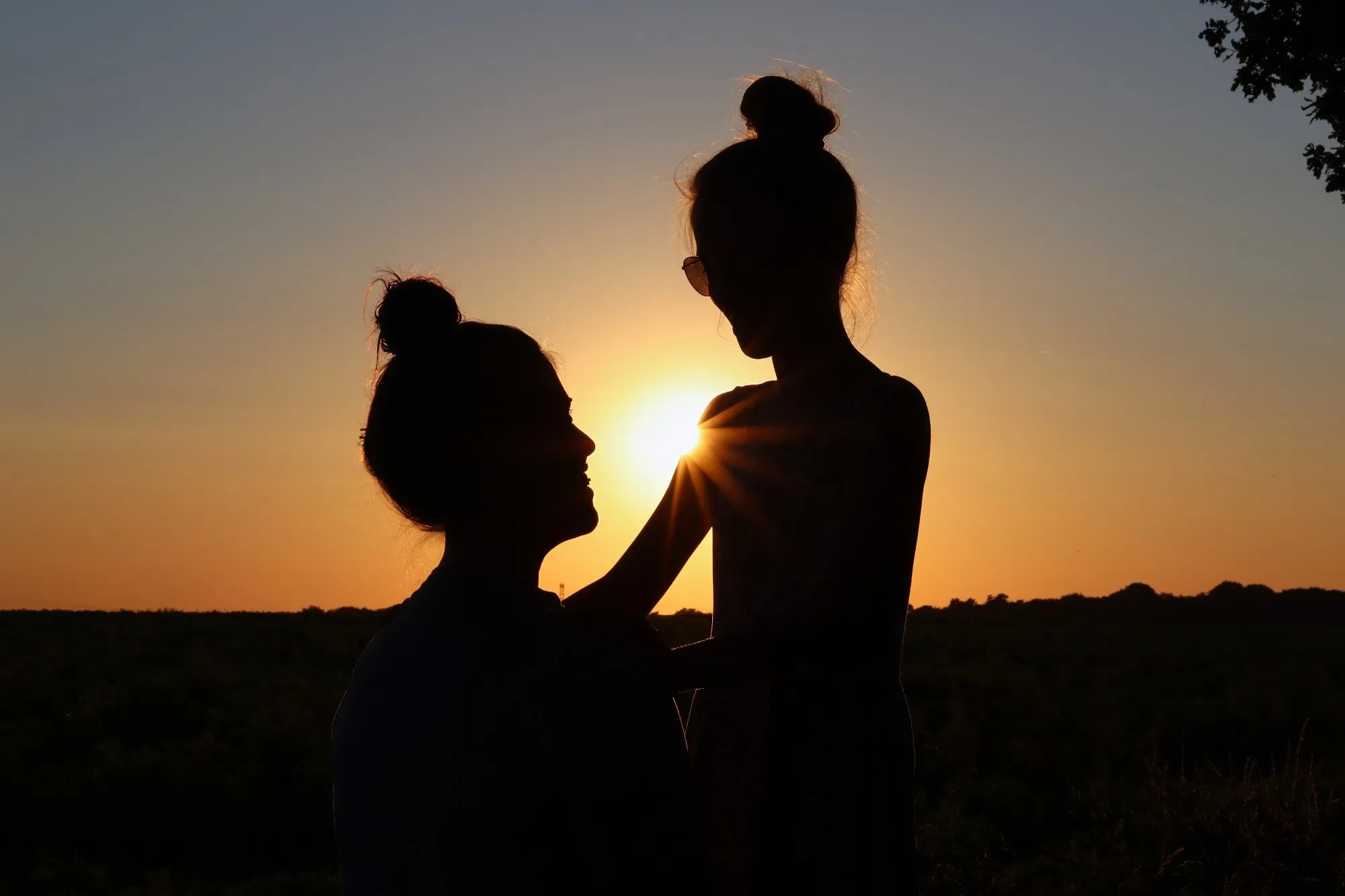 Sherren and Daniek at Sunset